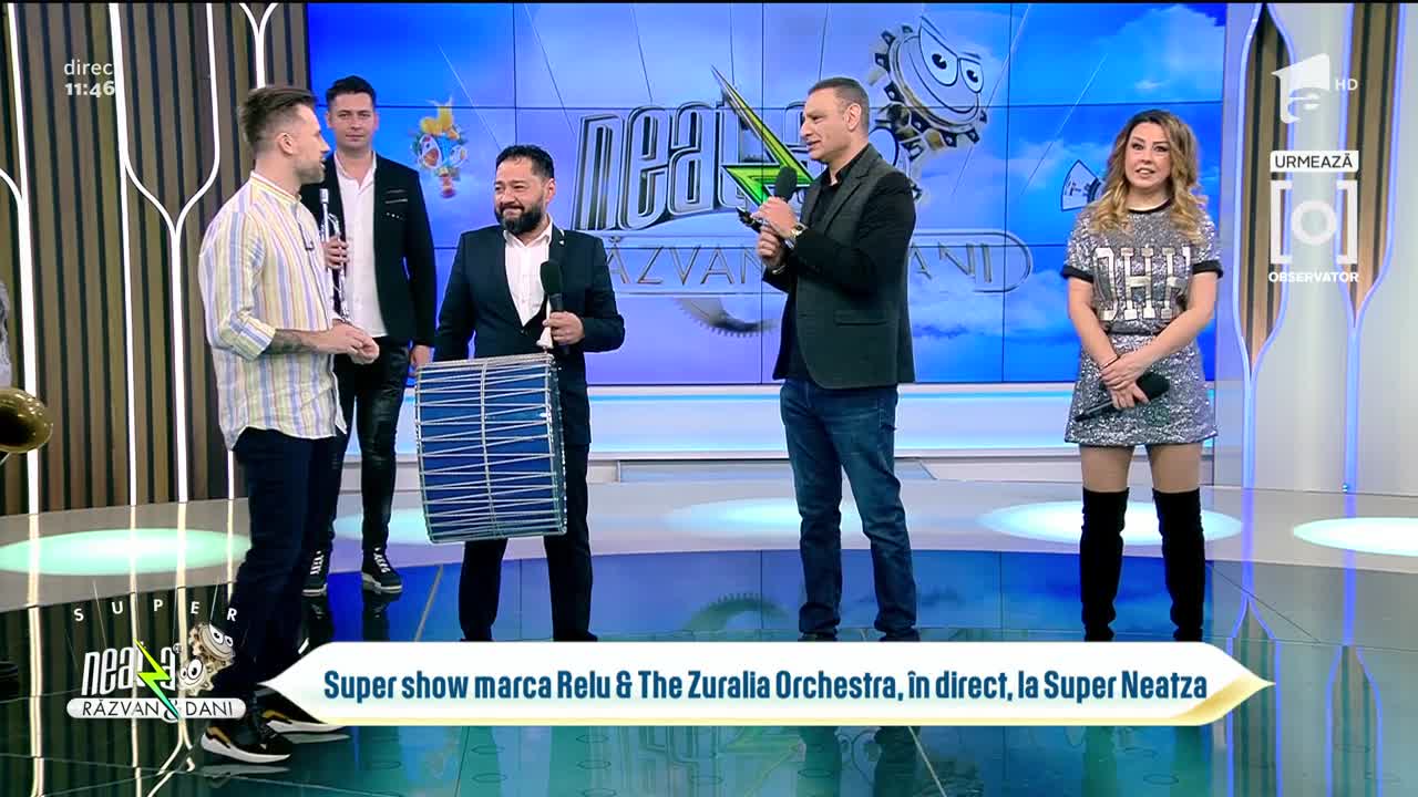 Relu și The Zuralia Orchestra c&acirc;ntă piesa Hai, dragă coconiță, la Neatza cu Răzvan și Dani