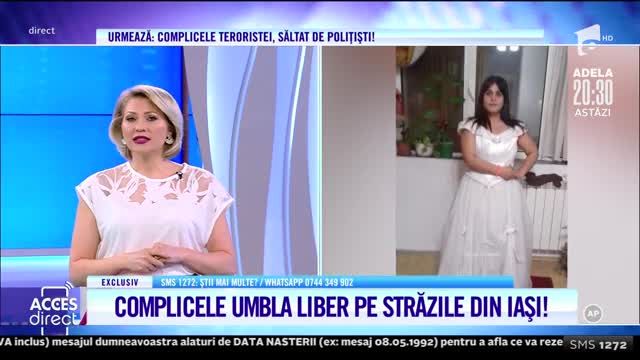 Complicele teroristei umblă liber pe străzile din Iași!