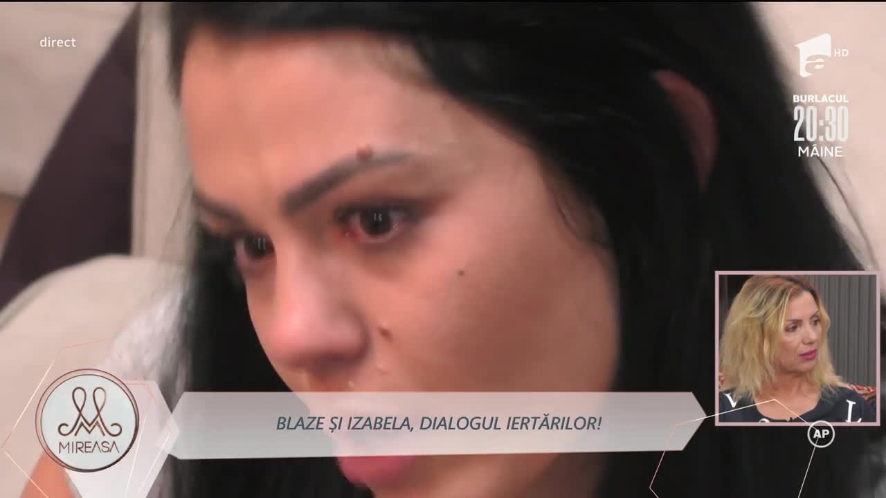 Izabela și Blaze, &icirc;ntr-un final, comunicare: Nu am nicio scuză, știu că ești supărat, &icirc;mi pare rău!