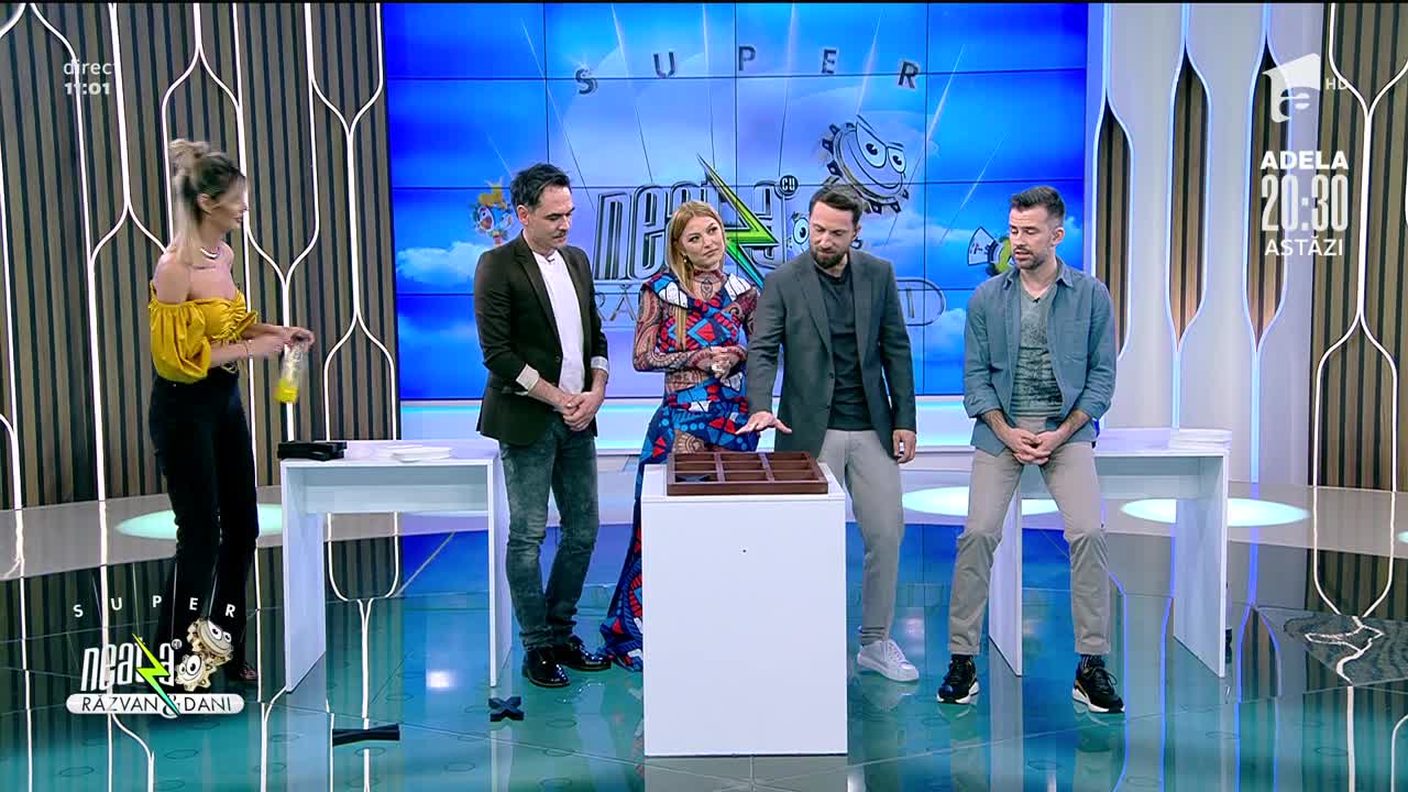 Elena Gheorghe joacă X și 0 cu echipa de la Neatza cu Răzvan și Dani