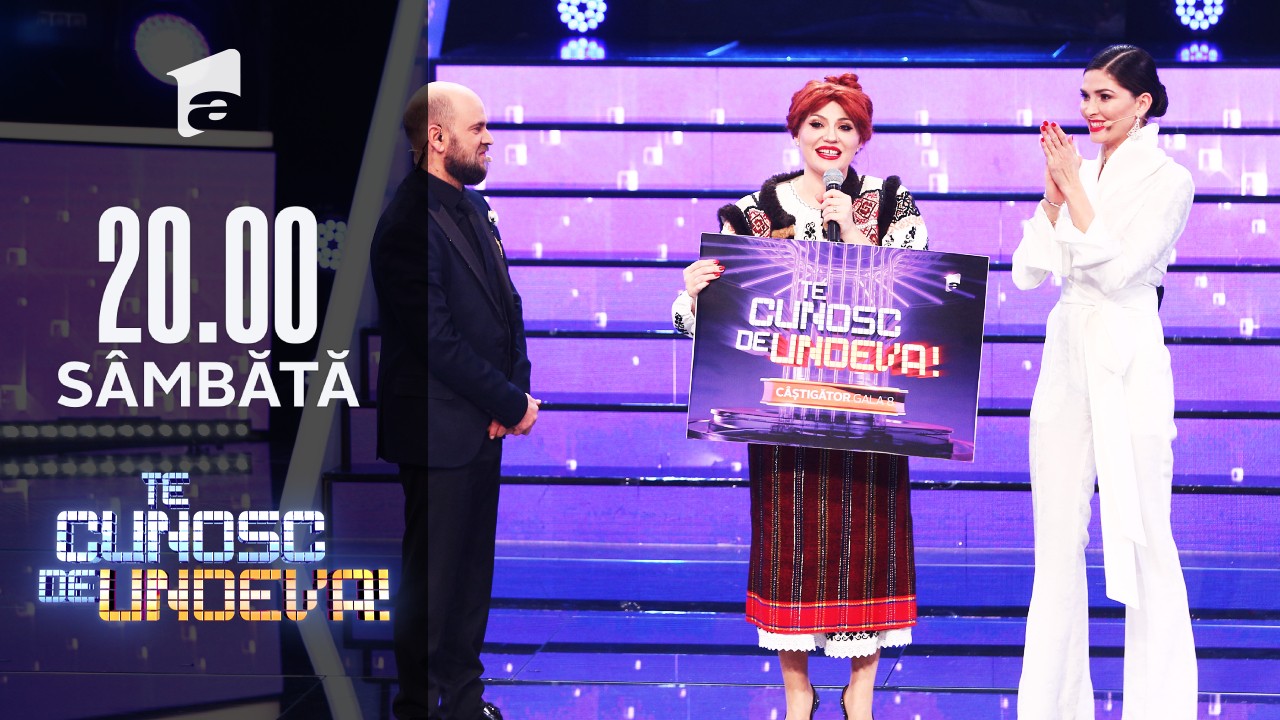 Mirela Vaida a câștigat a opta ediție a sezonului 16 ”Te cunosc de undeva!”