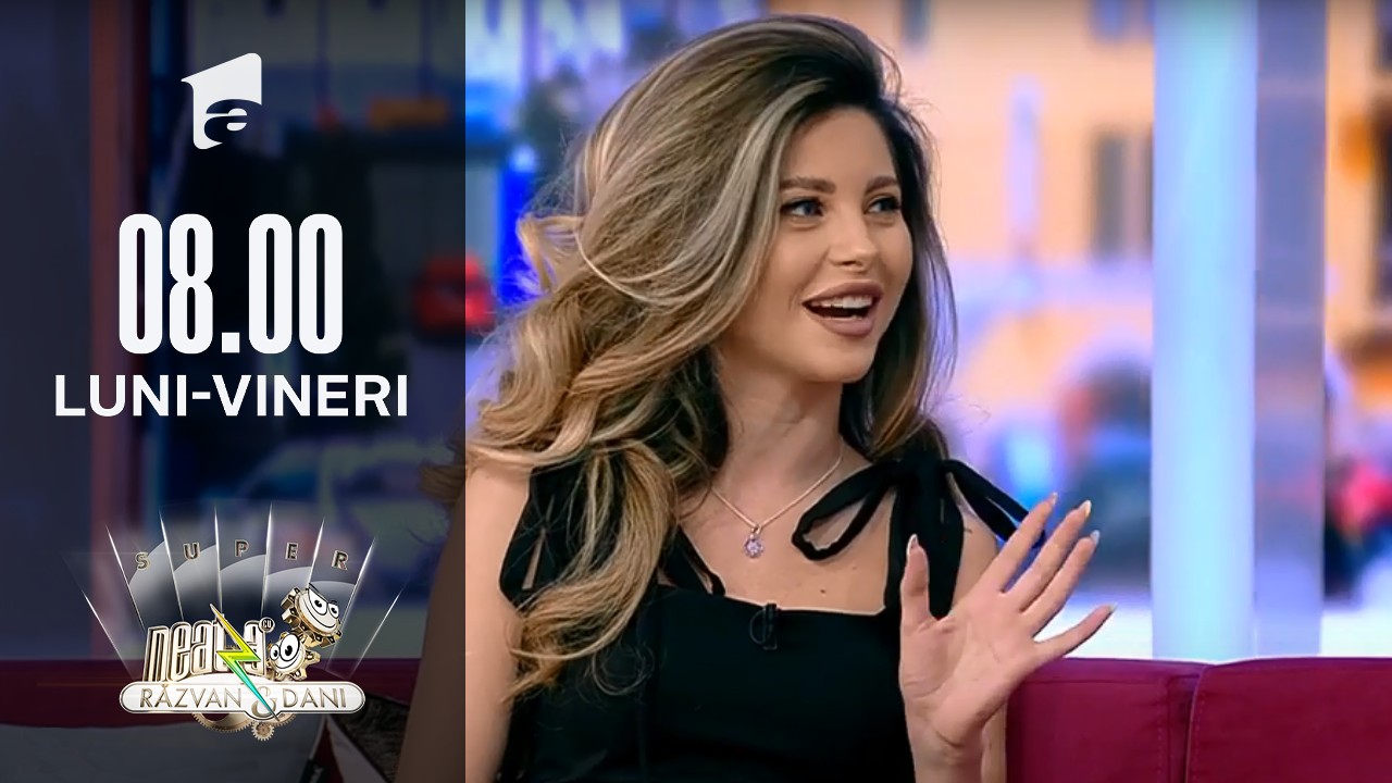 Valeria Lungu, &icirc;n direct, la Super Neatza: "Sunt pitică"