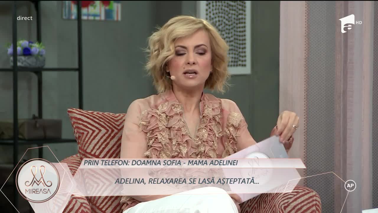 Doamna Sofia, sfaturi pentru Adelina: "Ieși din emisiune!"