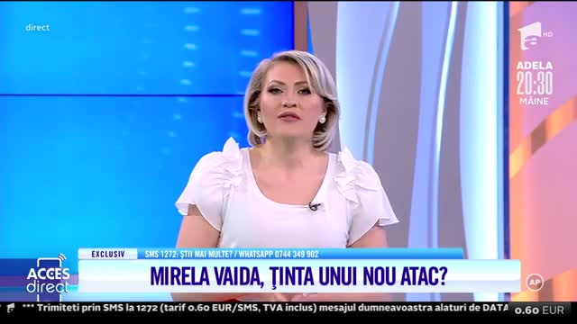 O maşină suspectă, de culoare albastră, a urmărit-o pe Mirela Vaida de acasă, prin tot oraşul, până la redacţie!
