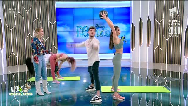 Antrenament pentru brațe! Fitness cu Diana Stejereanu