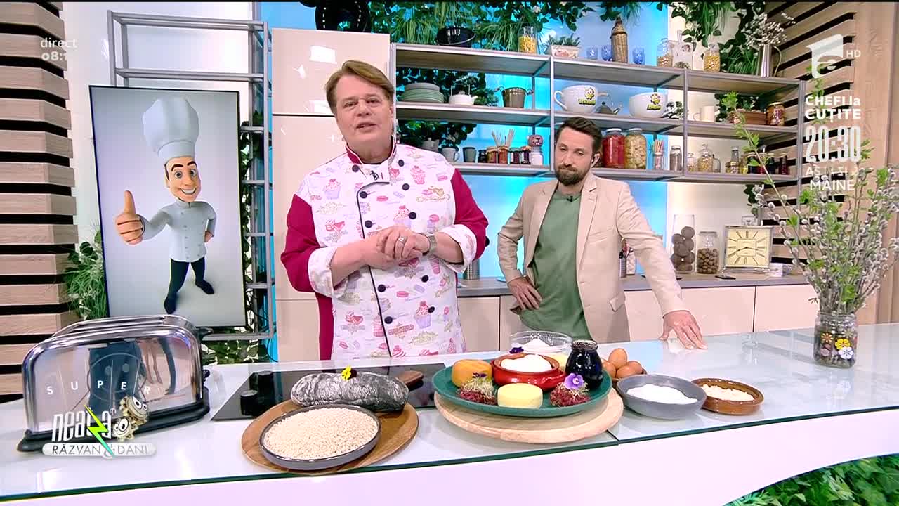Duet de cașcaval cu sos de primăvară, rețeta lui Vlăduț de la Neatza cu Răzvan şi Dani