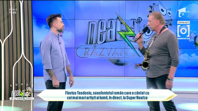 Flavius Teodosiu c&acirc;ntă piesa Bad Day, la Neatza cu Răzvan și Dani