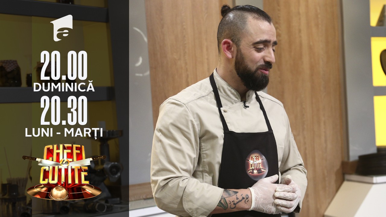 Al Hamoui Moument revine la Chefi la cuțite cu preparat arăbesc. Chef Bontea: E foarte bun!