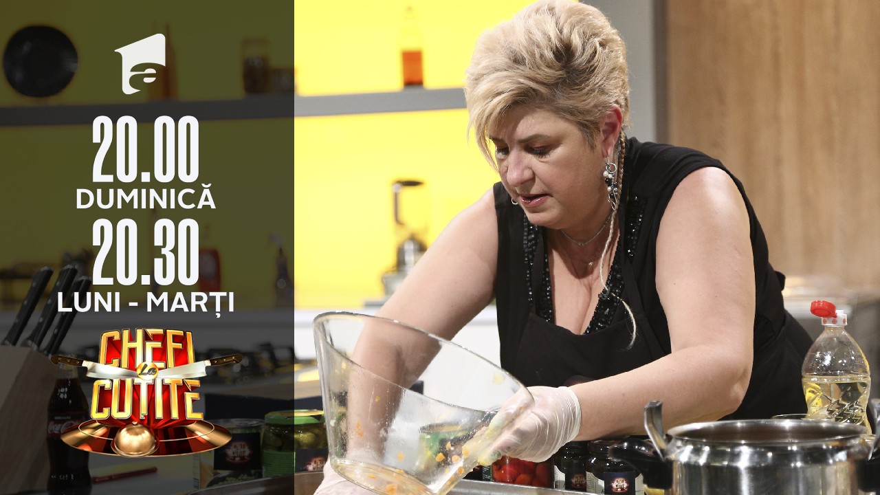 Valentina Oprina i-a surprins pe jurați. Chef Bontea: Nici salată de boeuf nu mai este ce a fost odată. Are mere vezi!