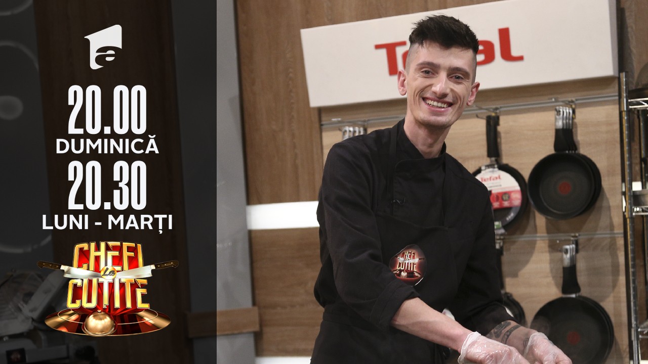 Horia Boteanu, de la iUmor la Chefi la cuțite. Chef Dumitrescu: Nu înțeleg combinația din farfurie