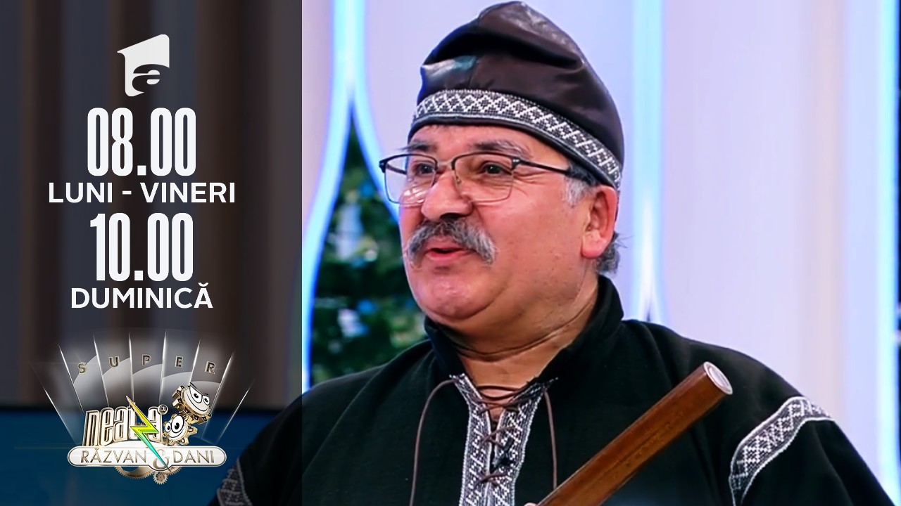 Constantin Ghinea-Dumitrache c&acirc;ntă la caval, &icirc;n direct, la Super Neatza