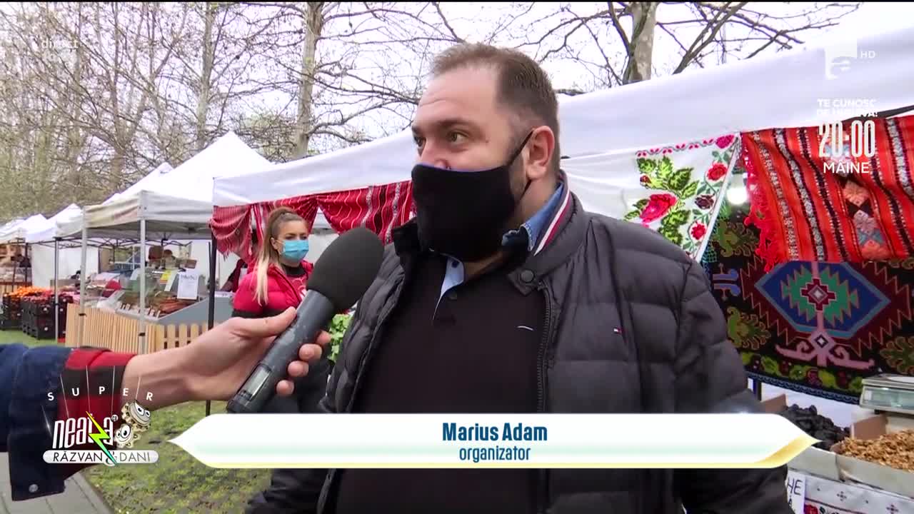 Piață țărănească, de Florii, &icirc;n parcul IOR