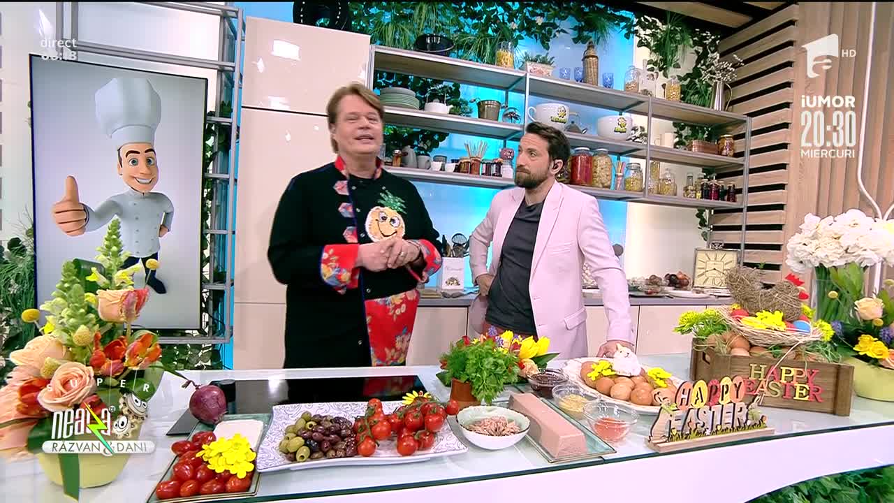 Berbecuț cu salată de crudități și Trufe Pascale, propunerea lui Vlăduț pentru masa de Paște