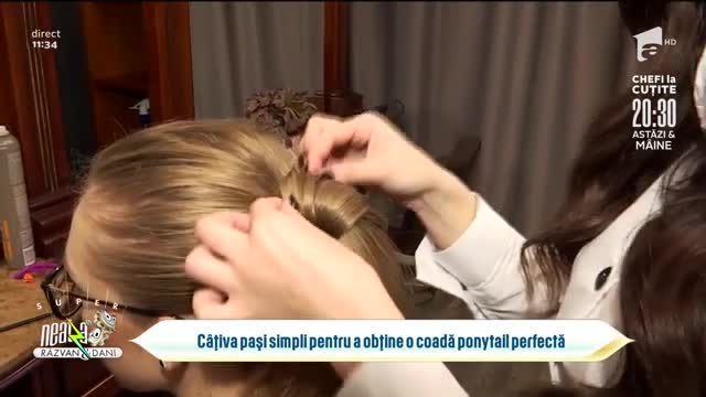 Coadă ponytail perfectă. Simplu și rapid
