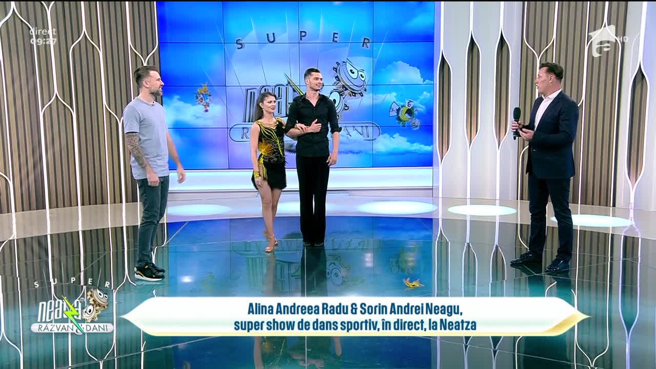 Alina Andreea Radu și Sorin Andrei Neagu, dans senzațional &icirc;n pereche, la Neatza cu Răzvan și Dani