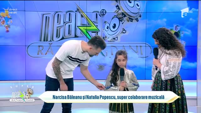Narcisa Băleanu și Natalia Popescu cântă piesa Drag mi-e să mă duc la munte, la Neatza cu Răzvan și Dani