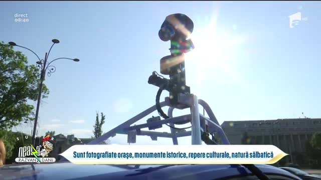 Mașina care fotografiază locuri interesante din România pentru ca tu să poți "călători" din canapea