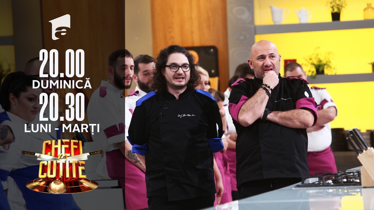 Chef Cătălin şi Chef Florin şi-au desemnat concurenţii de la proba individuală! Andra: "Să mă pui la duel cu rechinii ăştia?"