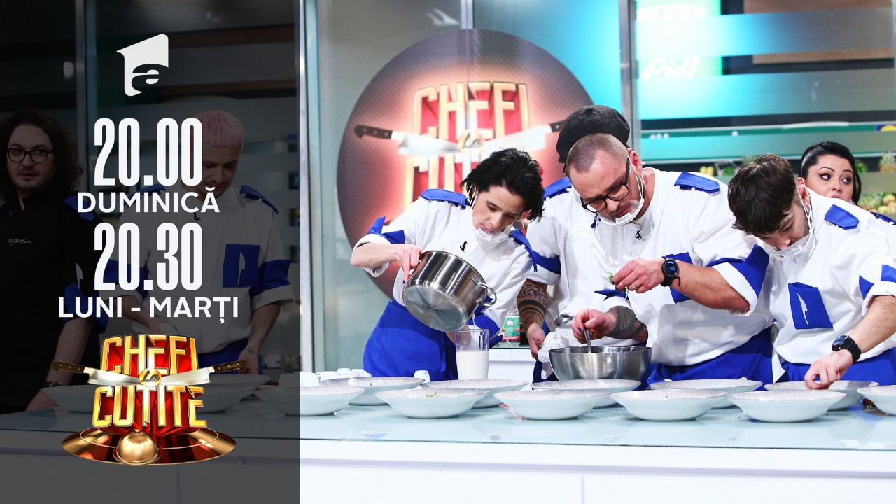 După Chef Bontea, nici Chef Dumitrescu n-a scăpat de "atacul" cu Chef Scărlătescu: "Vi-l dau în echipă. Vi-l fac cadou!