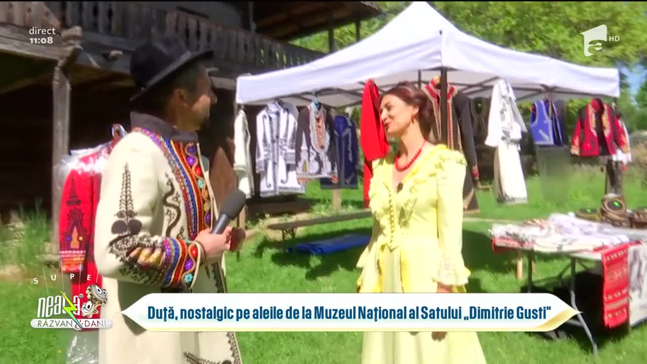 Marian Duță, nostalgic pe aleile de la Muzeul Național al Satului ”Dimitrie Gusti”