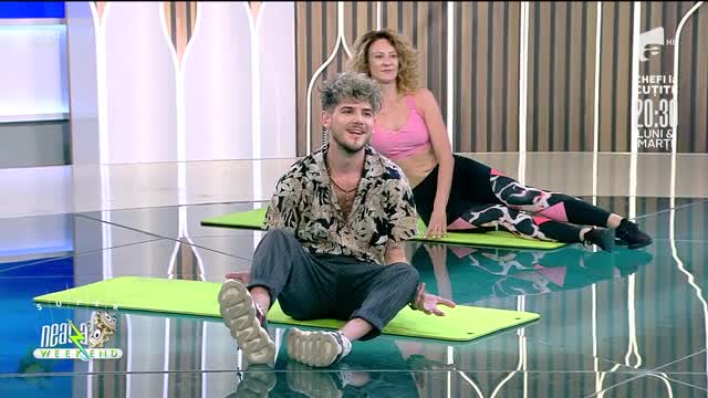 Antrenament pentru tot corpul. Fitness cu Diana Stejereanu
