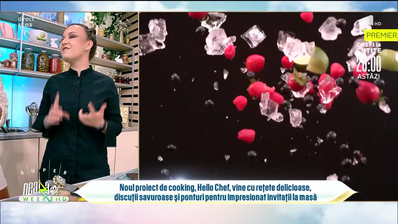 Antena 1 lansează un nou show de cooking, Hello Chef