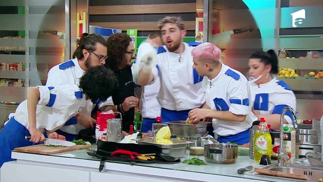Chefi la cuțite, 17 mai 2021. Florin Dumitrescu a folosit prima amuletă roșie! Ce pedeapsă i-a dat lui Cătălin Scărlătescu