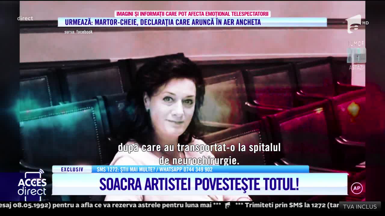 Soacra mezzosopranei Maria Macsim Nicoare, declaraţii halucinante în faţa anchetatorilor!