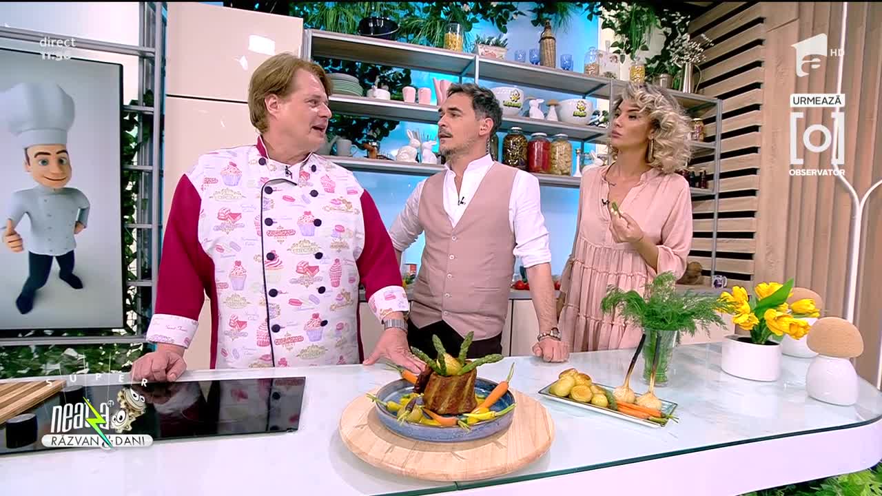 Coaste de porc fructate, rețeta lui Vlăduț de la Neatza cu Răzvan și Dani