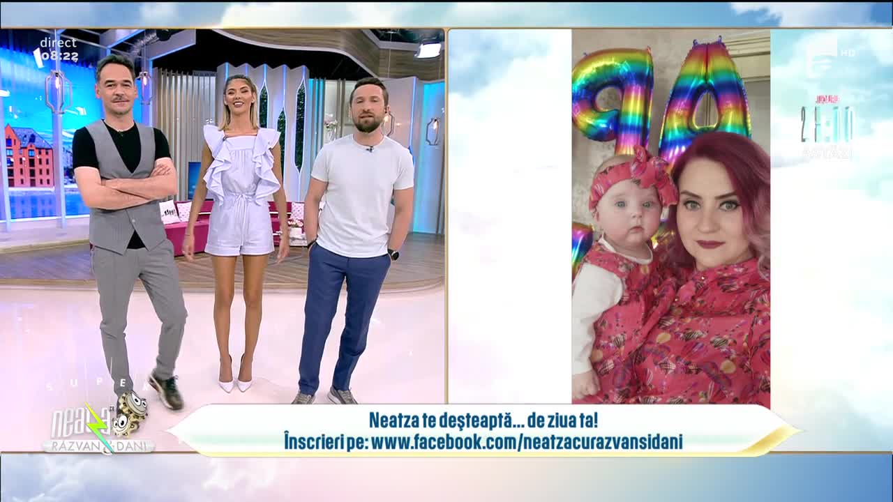 Neatza cu Răzvan și Dani te deșteaptă... de ziua ta! La mulți ani, Diana!