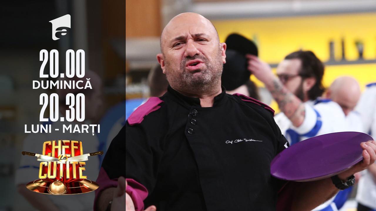 Premieră la Chefi la cuţite! Chef Scărlătescu, şocat de ce a apărut pe tabela de scor