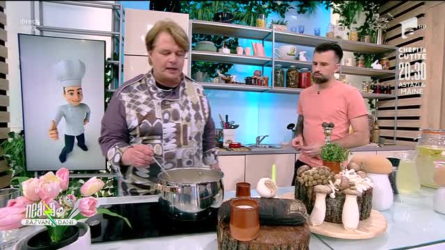 Cremă nobilă de ciuperci, rețeta lui Vlăduț de la Neatza cu Răzvan și Dani
