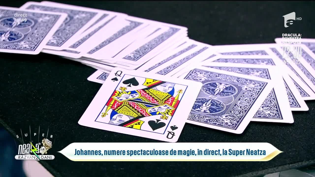 Johannes, numere spectaculoase de magie la Super Neatza