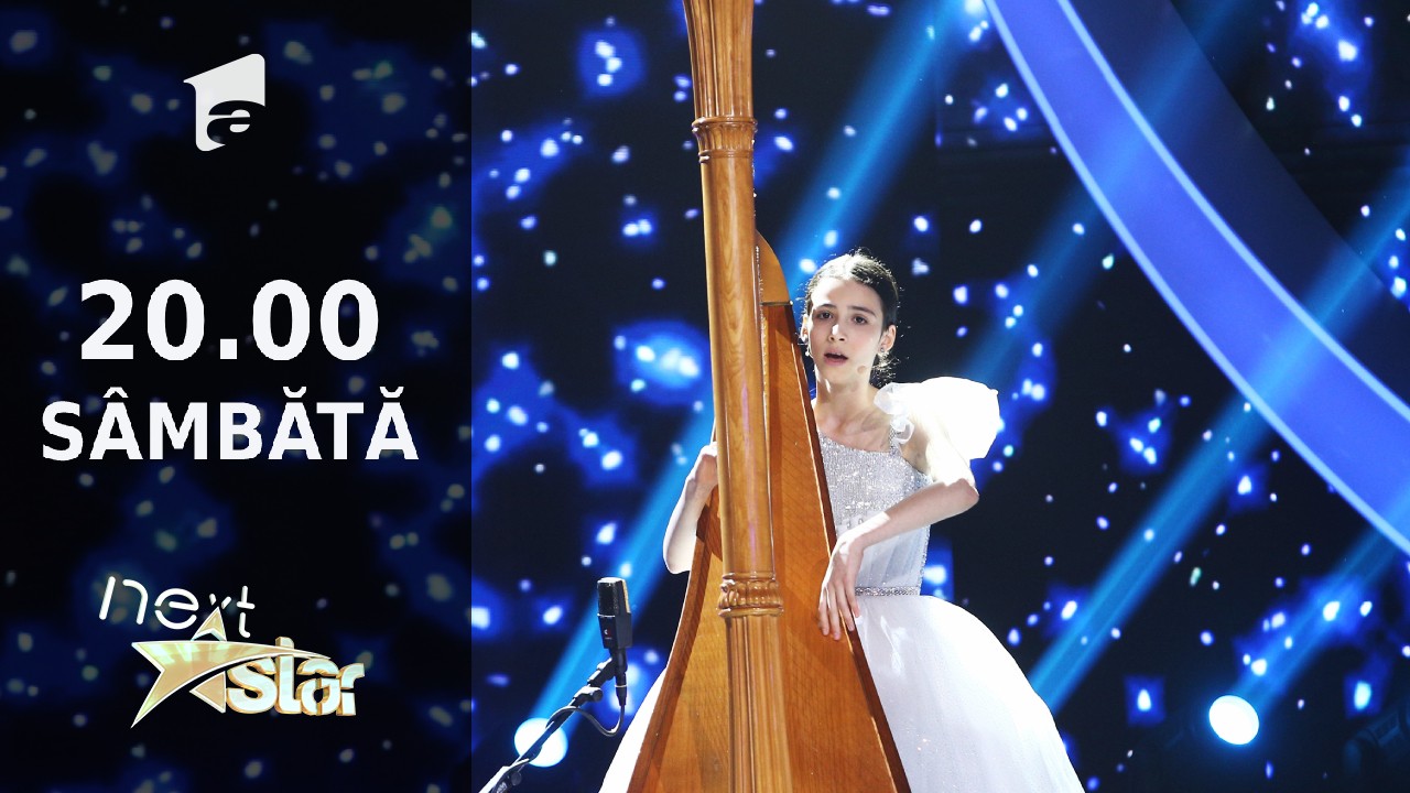 Next Star - Sezonul 10: Maria Ene - interpretează la harpă, vocal și dansează