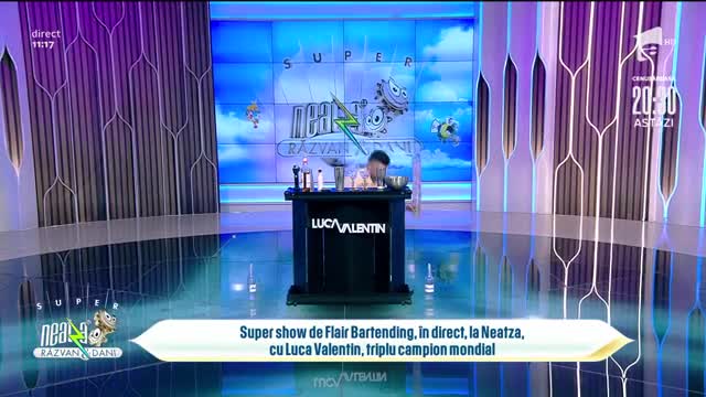 Super show de Flair Bartending, &icirc;n direct, la Super Neatza