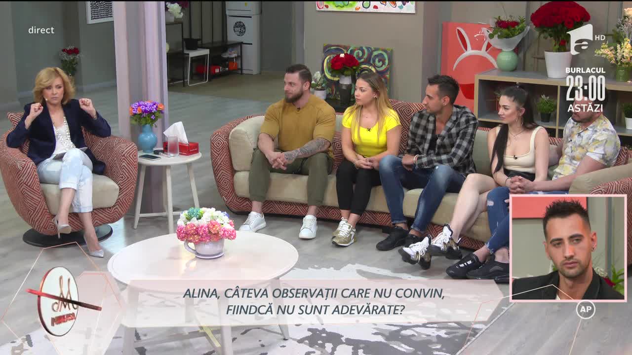 Alina și Emil, tatonări după un episod legat de reproșuri