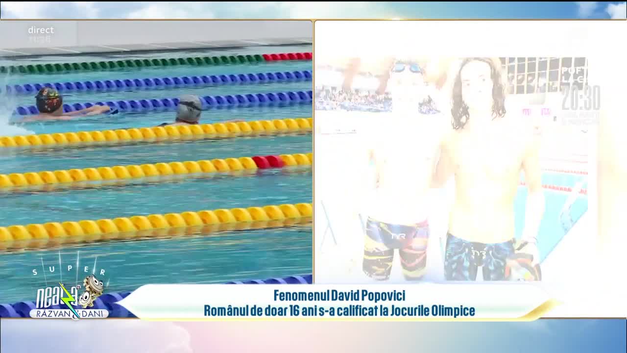 Fenomenul David Popovici! S-a calificat la J.O. la doar 16 ani!