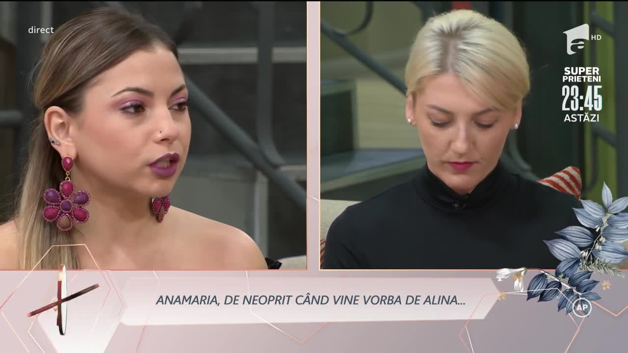Replici acide &icirc;ntre Alina și Anamaria: &rdquo;Muriți și vă ofticați că nu am plecat c&acirc;nd ați vrut voi&rdquo;