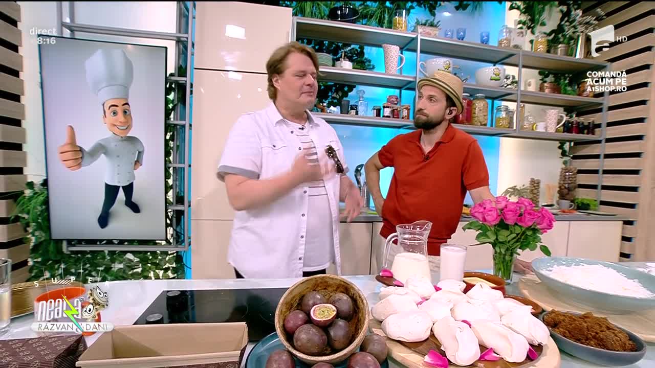 &Icirc;nghețată Pavlova, rețeta lui Vlăduț de la Neatza cu Răzvan și Dani