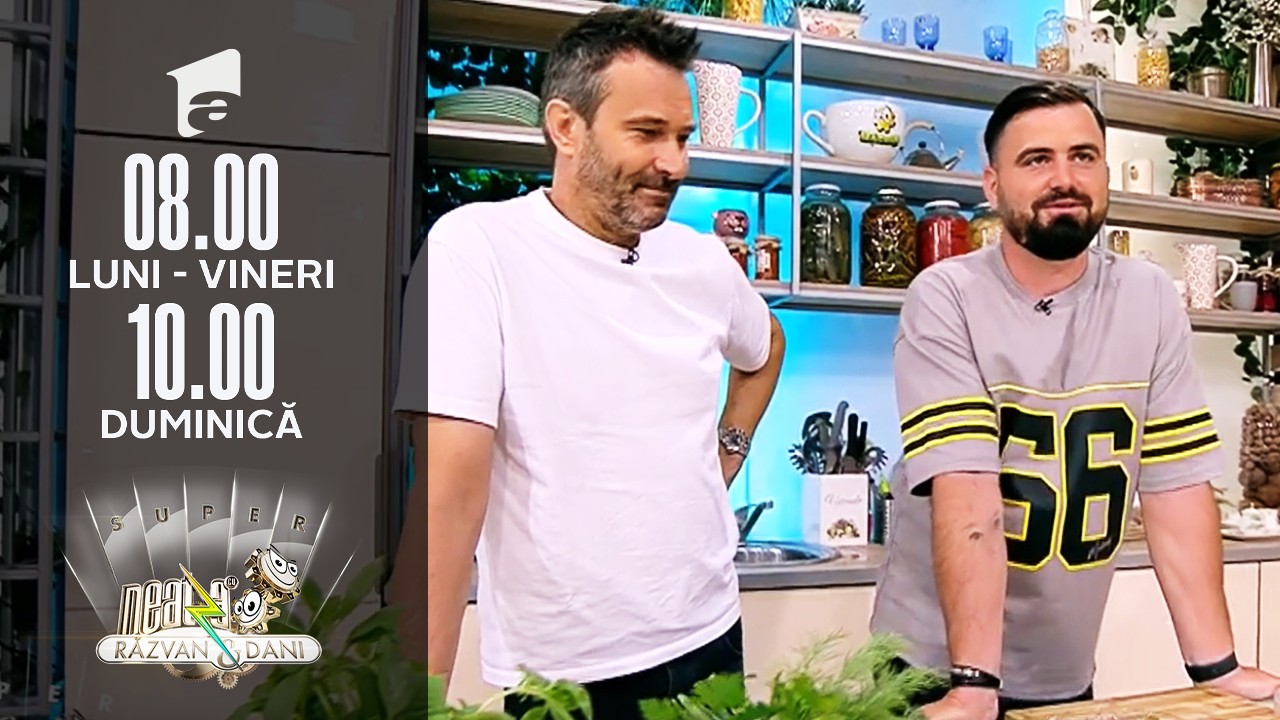 Nicolai Tand și Cătălin Rizea fac echipă la Neatza de Weekend. Au gătit "Hotdog" şi "Somon marinat"