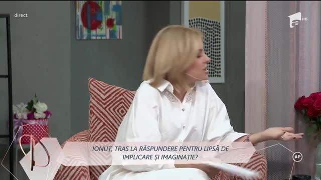 Ionuț, tras la răspundere pentru lipsa de implicare și imaginație?