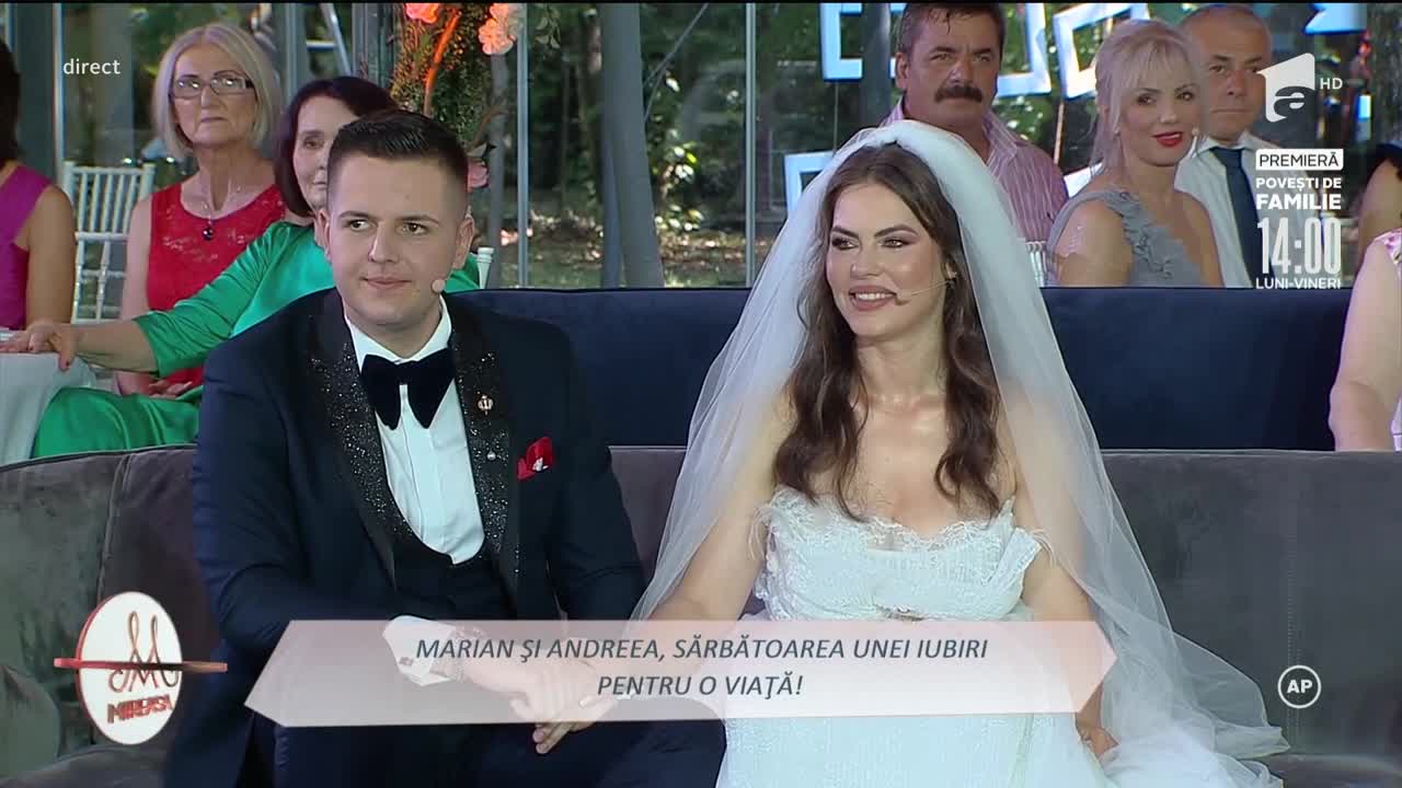 Finala Mireasa, sezonul 3. Andreea şi Marian, "fantasy date" cu elicopterul!