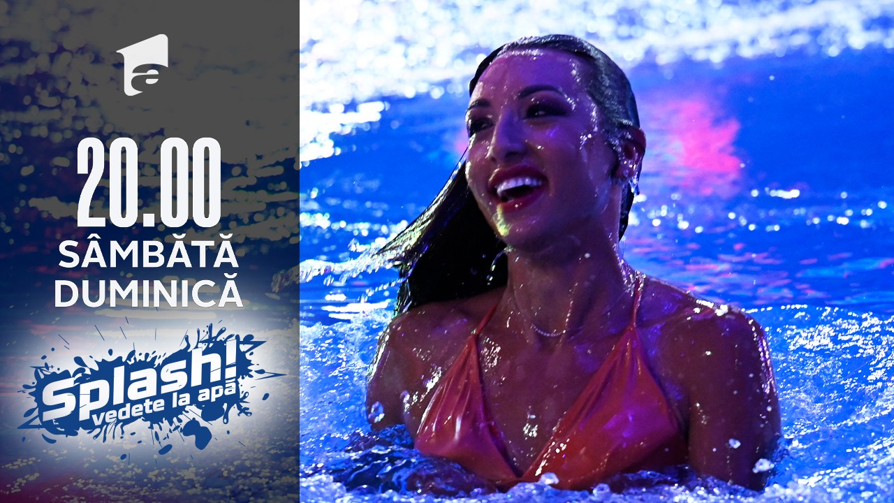 Splash! Vedete la apă, 22 august 2021. Natalia Duminică a sărit de la cel mai înalt nivel și a făcut senzație