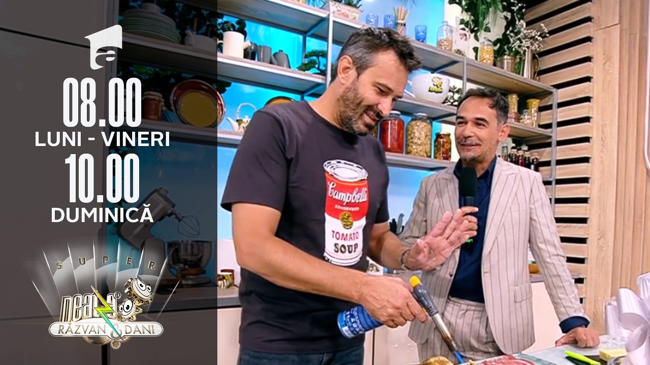 Neatza de Weekend, 29 august 2021. Ce preparat a pregătit Nicolai Tand de ziua lui Ristei