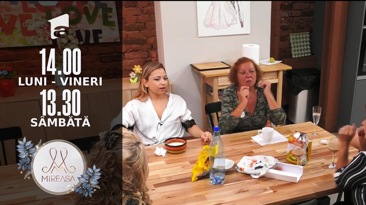 Mireasa Sezonul 4, 1 septembrie 2021. Maria și doamna Rodica, tatonări de rang familial!