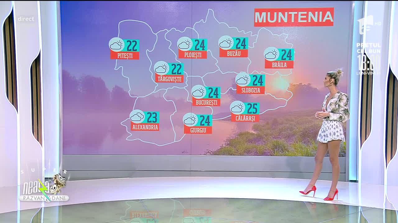 Super Neatza, 8 septembrie 2021. Prognoza Meteo cu Ramona Olaru: Cer variabil cu temperaturi normale pentru această perioadă