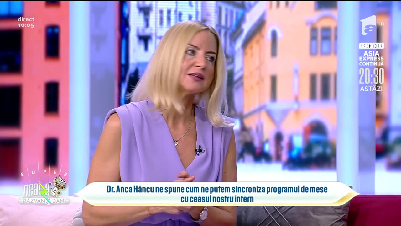 Super Neatza, 20 septembrie 2021. Nutriție pentru toți! La ce oră mâncăm pentru o stare de bine