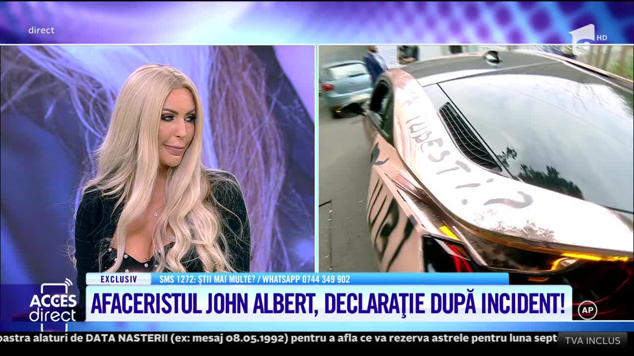 Fotomodelul Allexys a vandalizat mașina unui milionar! Cum arată bolidul de lux