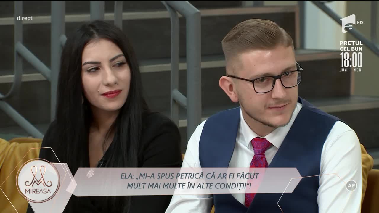 Mireasa Sezonul 4, 23 septembrie 2021.Petrică și doamna Ioana, concluzii despre viața lui amoroasă: Ela este o femeie care știe ce vrea de la viață!