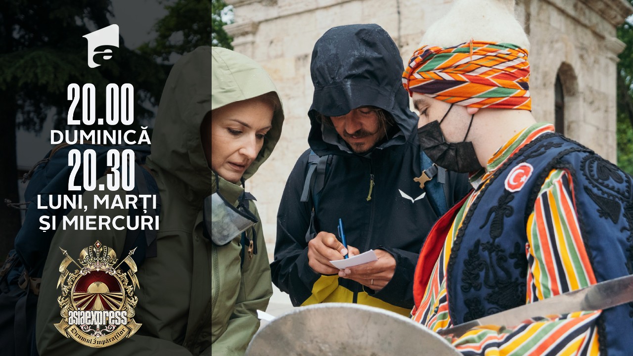 Asia Express, 26 septembrie 2021. Concurenții au avut de învățat un poem în limba turcă
